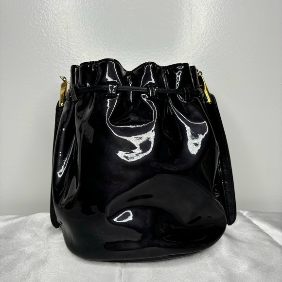 Salvatore Ferragamo Patent Leather Bucket Bag - Picture 2 of 12